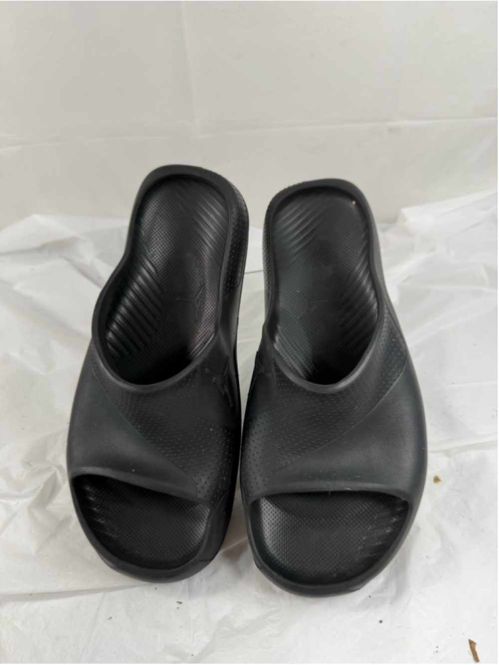 Nike Jordan Post Slides Sandals Shoes Black DX5575-001 size 5